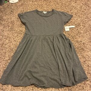 Womens Abound nwt grey cotton blend mini dress